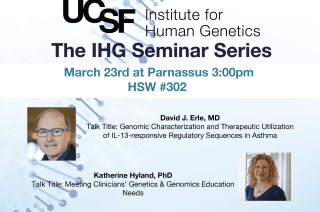 The IHG Seminar Series